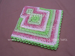 Manta de cuadrados y zig-zags Manta de cuadrados y zig-zags